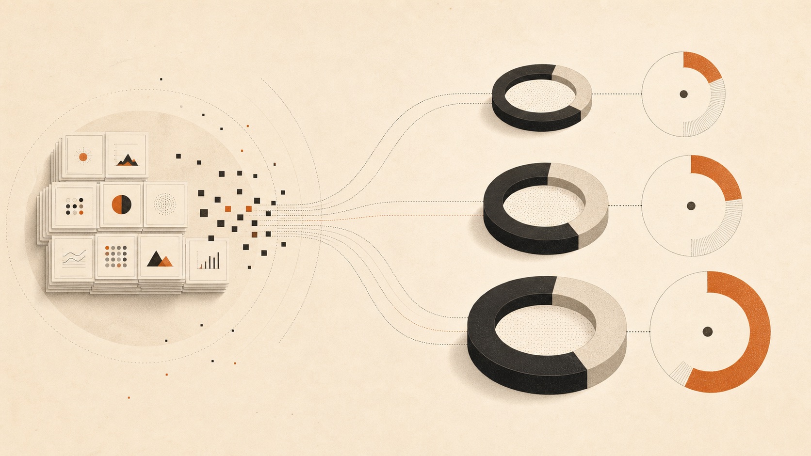 The same AI observations divided by different denominators produce different metrics