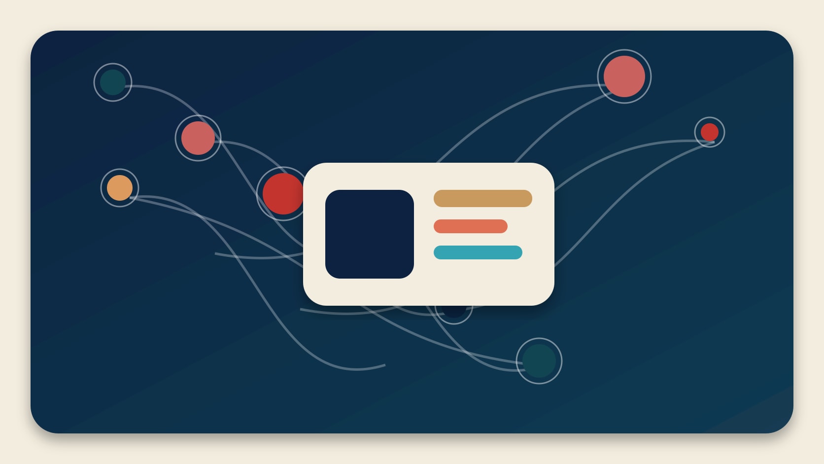 Editorial illustration about the commercial destination and control of ecommerce infrastructure