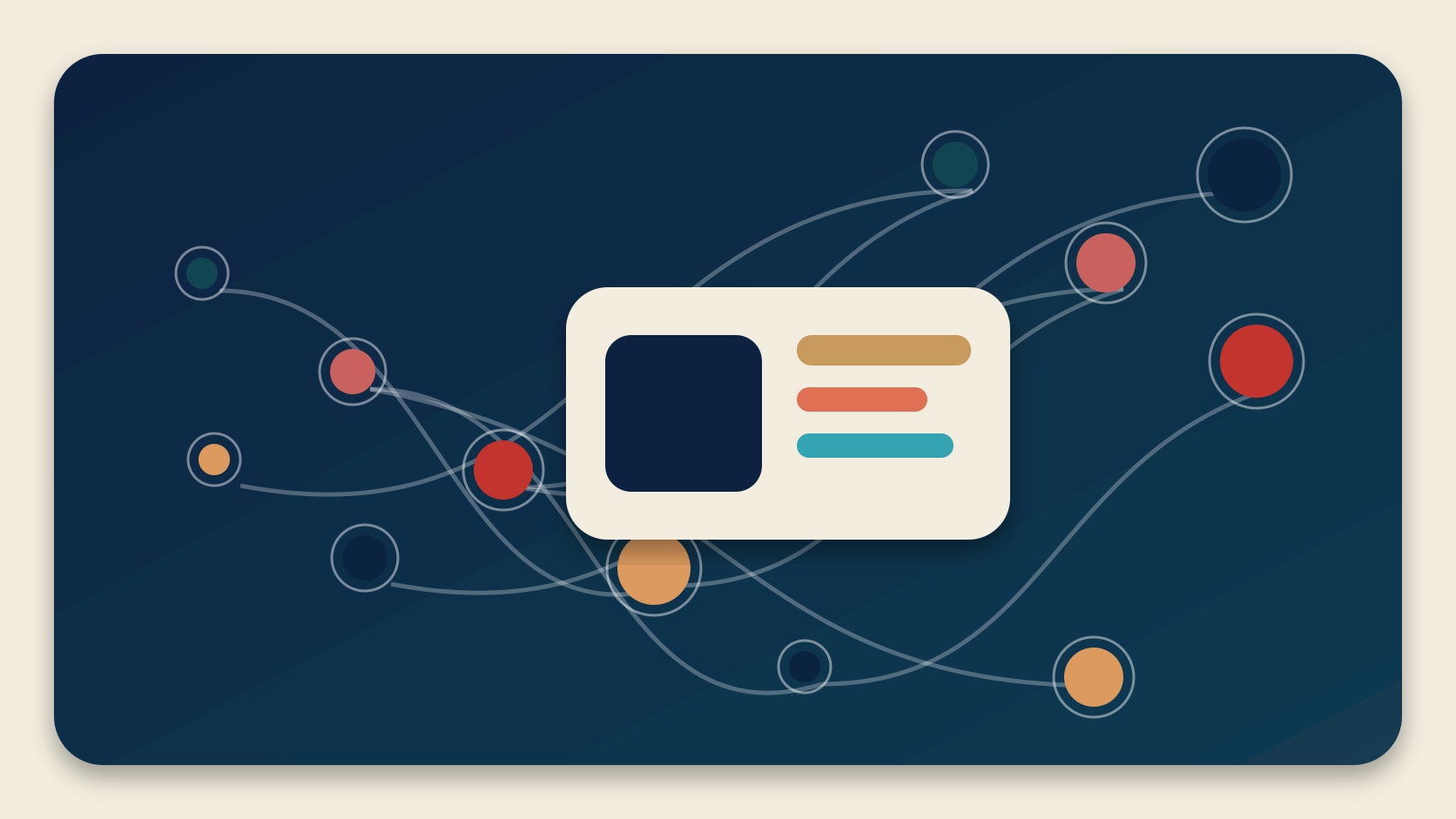 Editoriale Illustration &uuml;ber den Google-Agenten versus den eigenen Agenten und die Kontrolle der Ecommerce-Infrastruktur